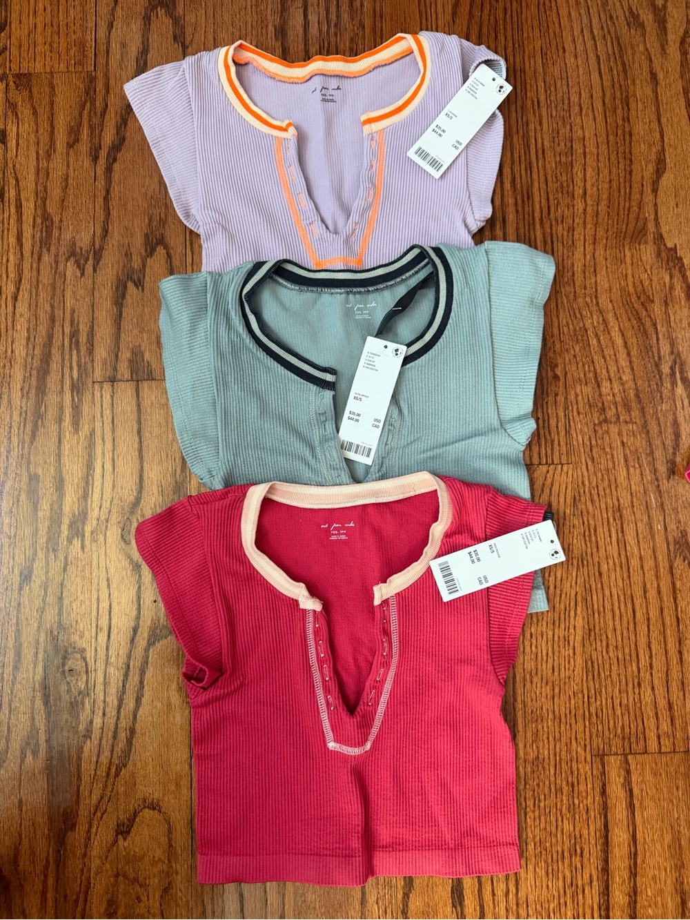 Urban Outfitters Out From Under Ribbed crop top bundle